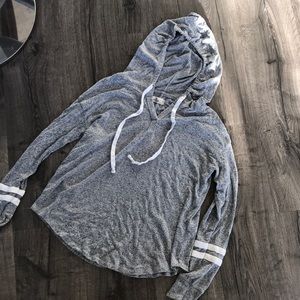 Hollister Long Sleeve Grey Hoodie
